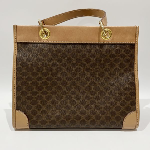 CELINE Macadam Square Vintage Handbag PVC/Leather Women's [Used B] 20231020