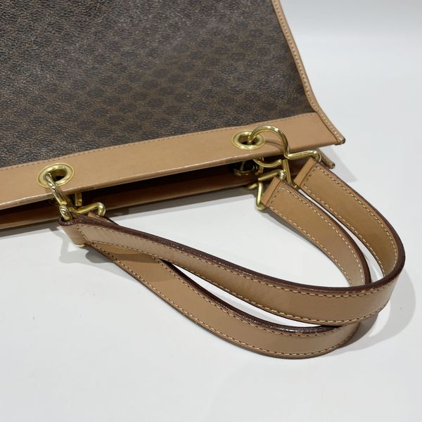 CELINE Macadam Square Vintage Handbag PVC/Leather Women's [Used B] 20231020
