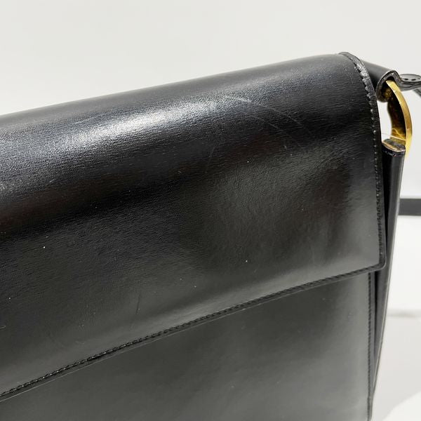 中古B/標準】CELINE セリーヌ ヴィンテージ サークルロゴ 台形型 斜め