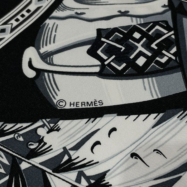 HERMES（エルメス） カレ90 Au Son du Tam Taｍ タムタムの音に合わせて スカーフ シルク レディース 【中古AB】 20231020