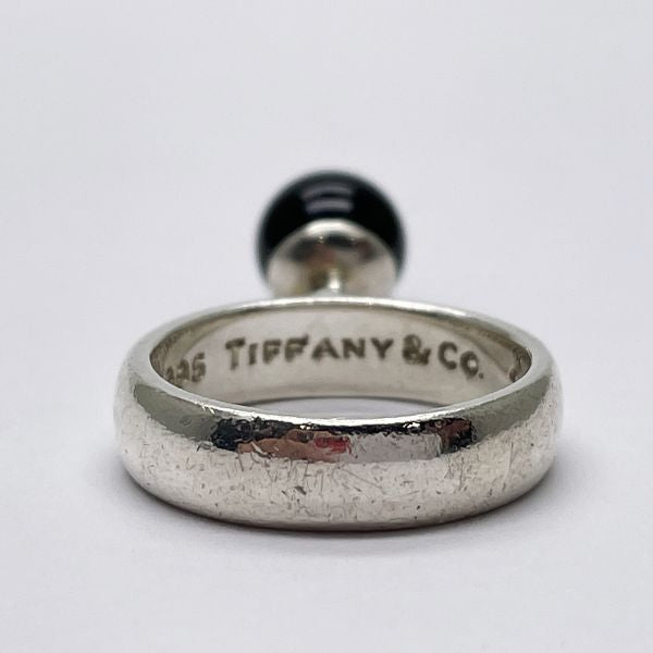 TIFFANY&Co.(ティファニー) ドアノッカー オニキス 12号 リング・指輪 シルバー925 レディース【中古B】20231104
