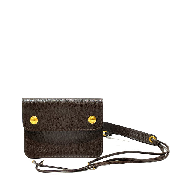 HERMES Pochette Belt Bag Vintage Waist Bag Couchevel Ladies [Used AB] 20231026