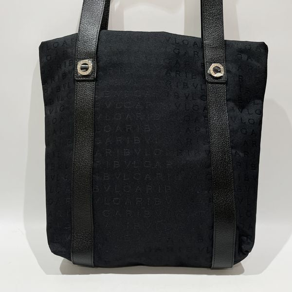 BVLGARI Logomania Tote Bag Canvas/Leather Women's [Used A] 20231025