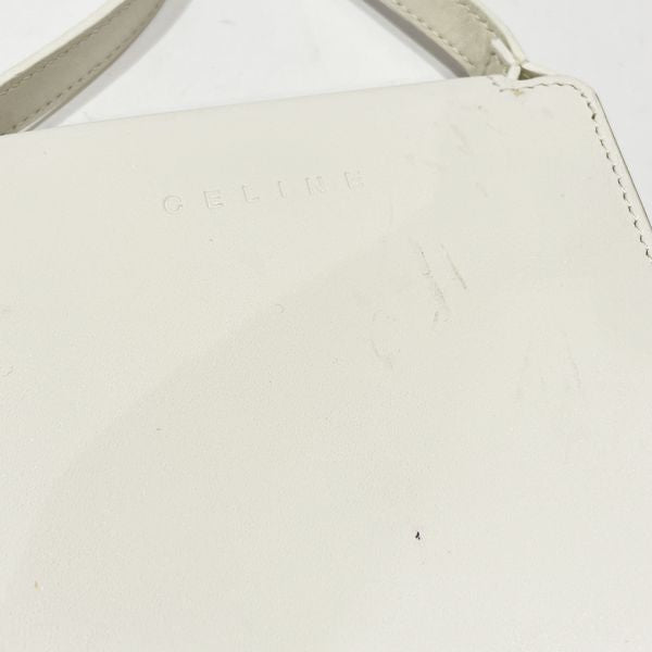 Celine best sale white clutch