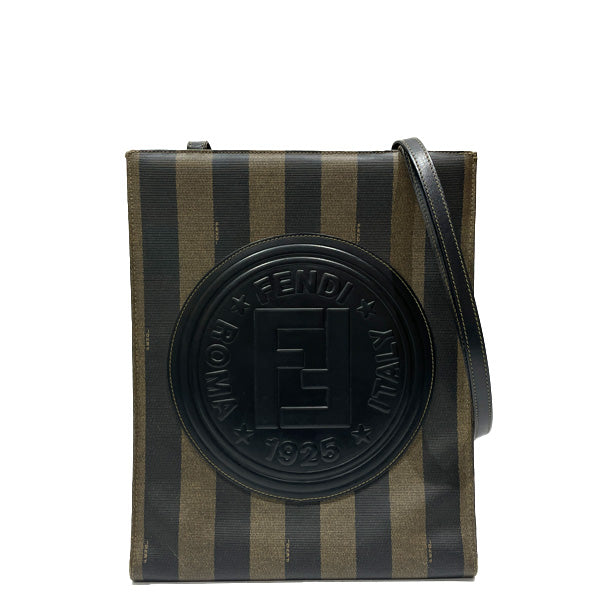 FENDI Pekan Logo Tote Shoulder Vintage Shoulder Bag PVC/Leather Women's [Used AB] 20231026