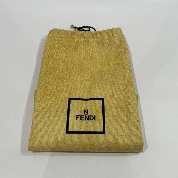 FENDI(フェンディ) ペカン ストライプ ヴィンテージ リュック・デイパック PVC/レザー レディース【中古B】20231030