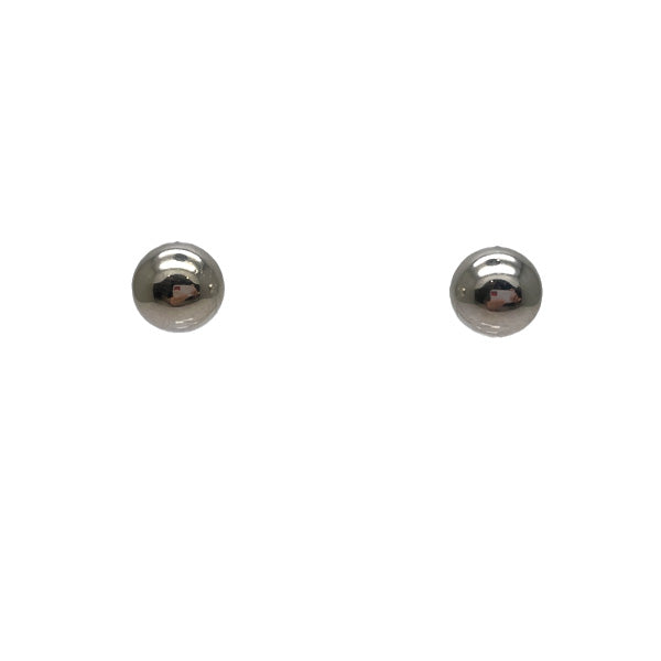 TIFFANY&amp;Co. Hardware Ball Earrings Silver 925 Women's [Used B] 20231106