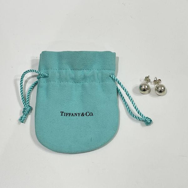 TIFFANY&amp;Co. Hardware Ball Earrings Silver 925 Women's [Used B] 20231106