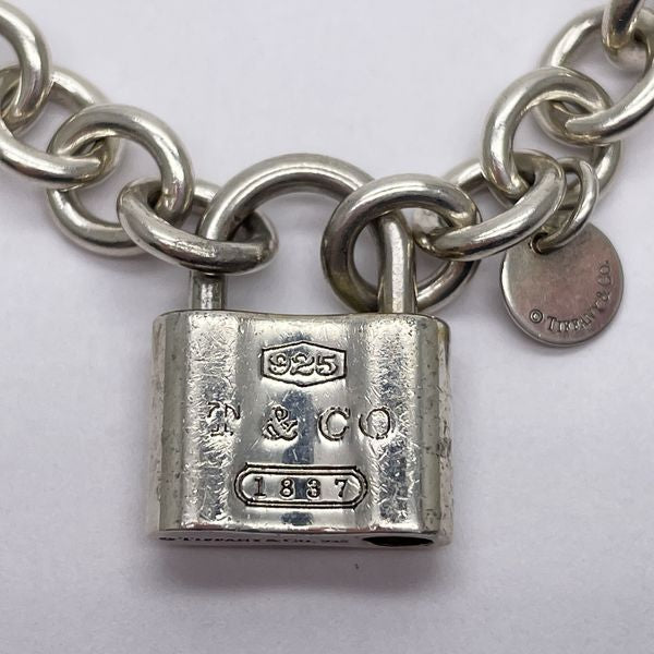 TIFFANY&amp;Co. 1837 Cadena Lock Donut Chain Bracelet Silver 925 Women's [Used B] 20231028