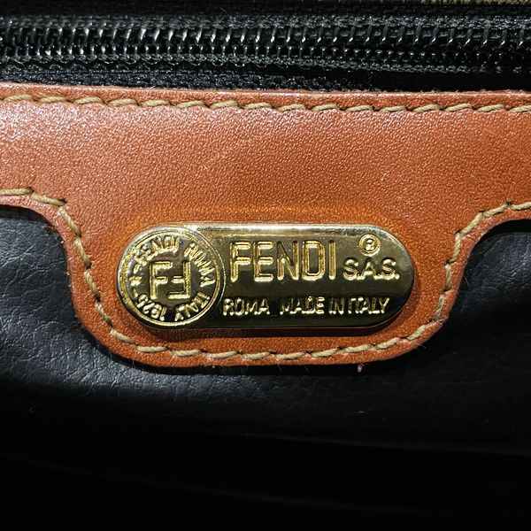 FENDI(フェンディ) ペカン ミニ ヴィンテージ ボストンバッグ PVC/レザー レディース【中古B】20231025