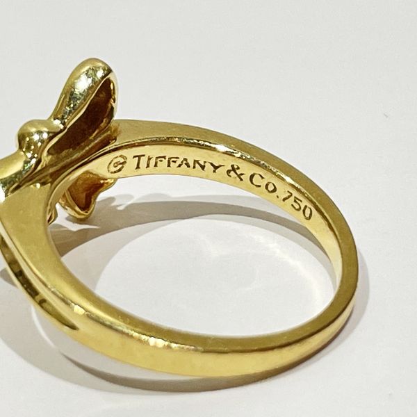 TIFFANY&Co.(ティファニー) リボン 11.5号 リング・指輪 K18イエローゴールド レディース【中古AB】20231104