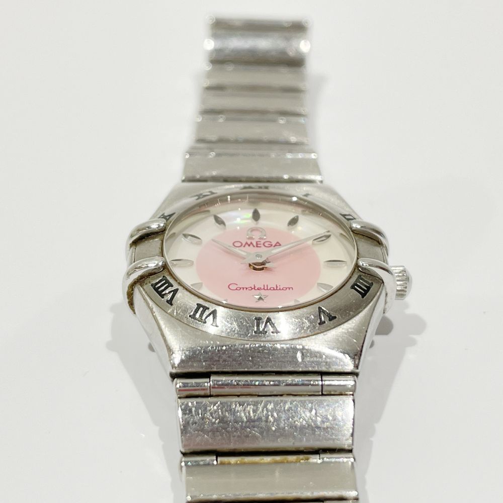 OMEGA Constellation Mini Quartz Shell Dial Japan Limited 1562.83 Watch Stainless Steel Ladies [Used B] 20240130
