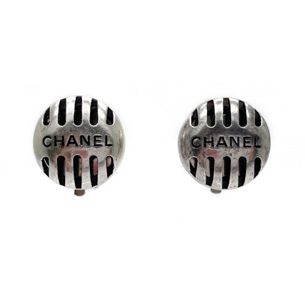 CHANEL Logo 99P Vintage Earrings Metal Women's [Used B] 20231114