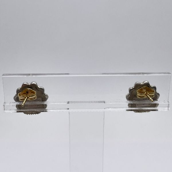 TIFFANY&amp;Co. [Rare] Shell Chain Signature Mini Vintage Earrings Silver 925/K18 Yellow Gold Women's [Used AB] 20231114