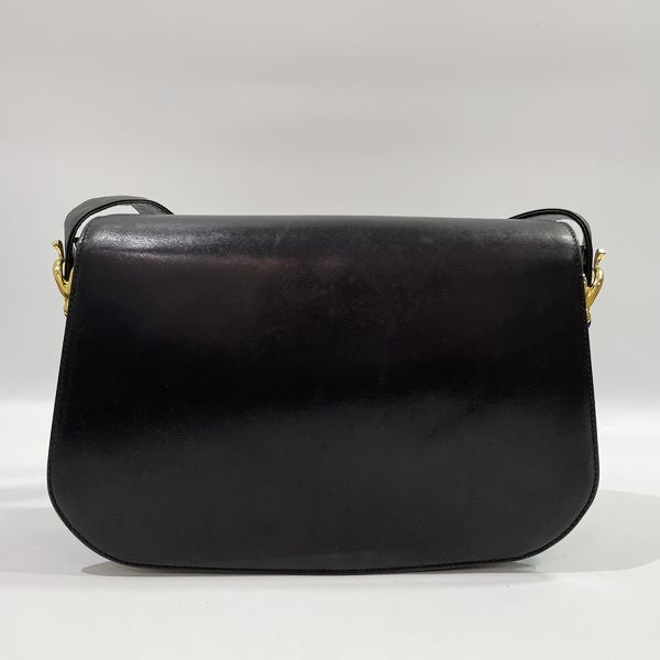 CELINE Carriage Metal Vintage Shoulder Bag Leather Women's [Used B] 20231105