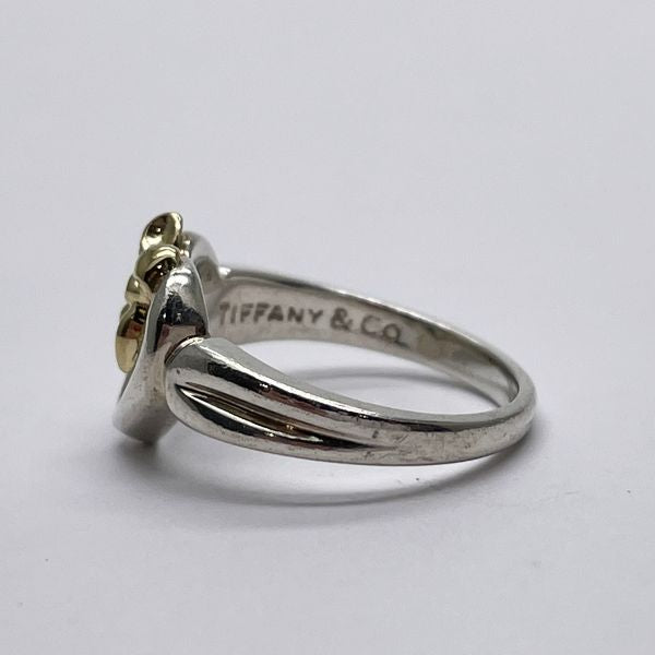 TIFFANY&Co.(ティファニー) ハート リボン 10号 リング・指輪 シルバー925/K18イエローゴールド レディース【中古AB】20231114