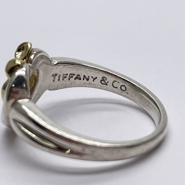 TIFFANY&Co.(ティファニー) ハート リボン 10号 リング・指輪 シルバー925/K18イエローゴールド レディース【中古AB】20231114