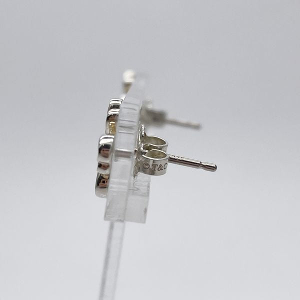 TIFFANY&amp;Co. Loving Heart Clover Earrings Silver 925 Women's [Used AB] 20231114