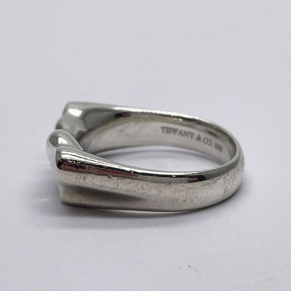 TIFFANY&amp;Co. Double Full Heart No. 9 Ring Silver 925 Women's [Used B] 20231114