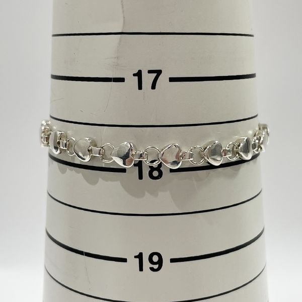 TIFFANY&amp;Co. Puff Heart Bracelet Silver 925 Women's [Used AB] 20231114