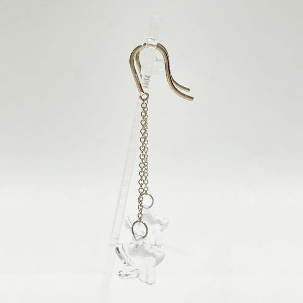 TIFFANY&amp;Co. [Rare] Crystal Star Hook Earrings Silver 925 [Used B] 20231104