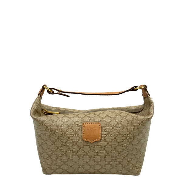 CELINE Macadam Mini Pouch Type Vintage Shoulder Bag PVC/Leather Women's [Used AB] 20231105