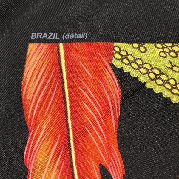HERMES カレ90 BRAZIL(detail) ブラジル ディテイル スカーフファッション小物