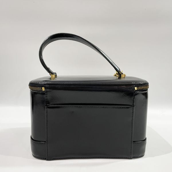 Gianni Versace Sunburst Vanity Top Handle Vintage Handbag Leather [Used B] 20231105