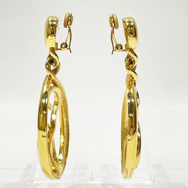 GIVENCHY Round Swing Chain Vintage Earrings GP Women's [Used B] 20231124