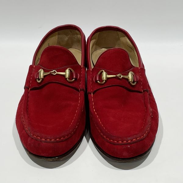 GUCCI Horsebit Moccasins Size 35.5 Vintage Loafers Suede Women's [Used B] 20231104
