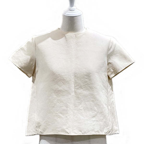 CELINE Tops Size 36 Gold Off-White Blouse Women's [Used BC]