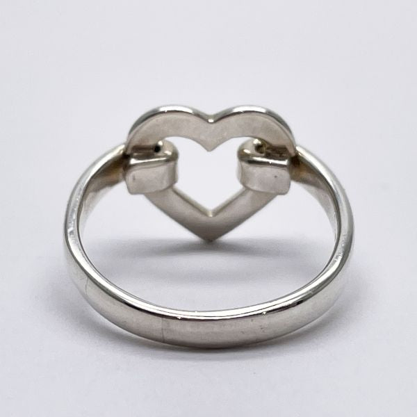 TIFFANY&amp;Co. Heart Vintage No. 7.5 Ring Silver 925 Women's [Used B] 20231121