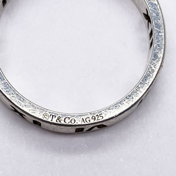 TIFFANY&amp;Co. Atlas Open No. 6 Ring Silver 925 Women's [Used B] 20231121