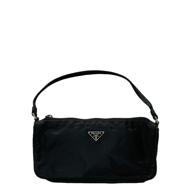 PRADA Tessuto Triangle Logo Pouch One Shoulder Shoulder Bag Nylon Women's [Used B] 20231111