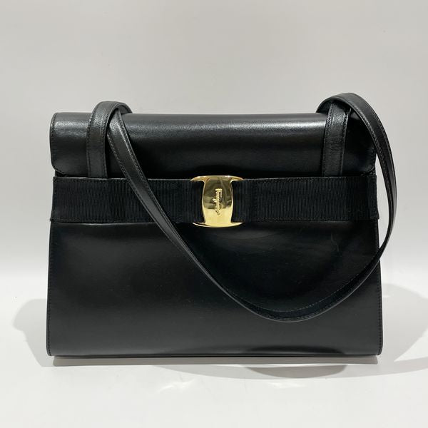 Salvatore Ferragamo Vara Shoulder Bag BK-21 7675 Shoulder Bag Leather Women's [Used B] 20231118