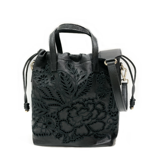 ETRO Embroidery Drawstring 2WAY Handbag Leather Women's [Used A] 20231118