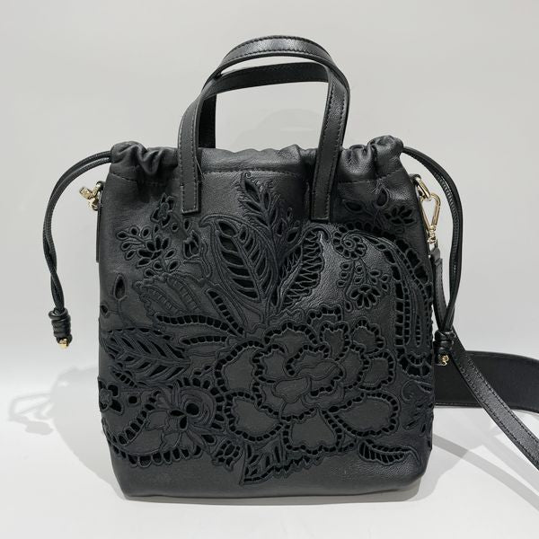 ETRO Embroidery Drawstring 2WAY Handbag Leather Women's [Used A] 20231118