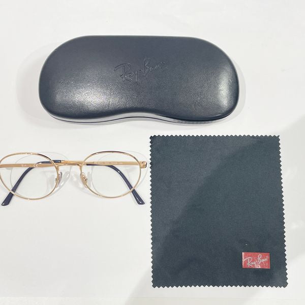 中古A/美品】Ray-Ban レイバン 眼鏡 ラウンドフレーム 50□20 145 度付き RV3681 V 3094 アイウェア X ユニセックス  メガネ20440475