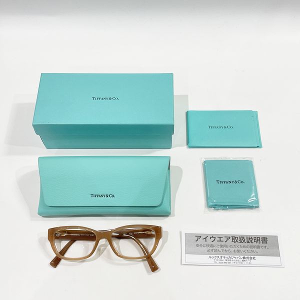 TIFFANY&amp;Co. 眼镜 Prescription TF2172F 米色 52□16 140 Splash Eyewear 太阳眼镜 男女通用 [二手 AB] 20231114