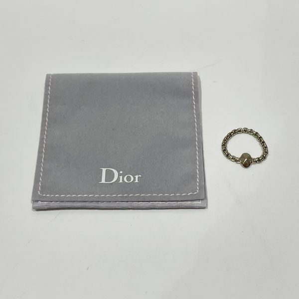 Christian Dior(クリスチャンディオール) CDロゴ チェーン ヴィンテージ 54/11号 リング・指輪 メタル レディース【中古B】20231125