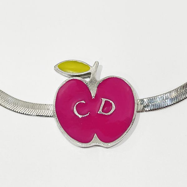 Christian Dior CD 徽标 Apple 复古颈链金属 女式 [二手 B] 20231126