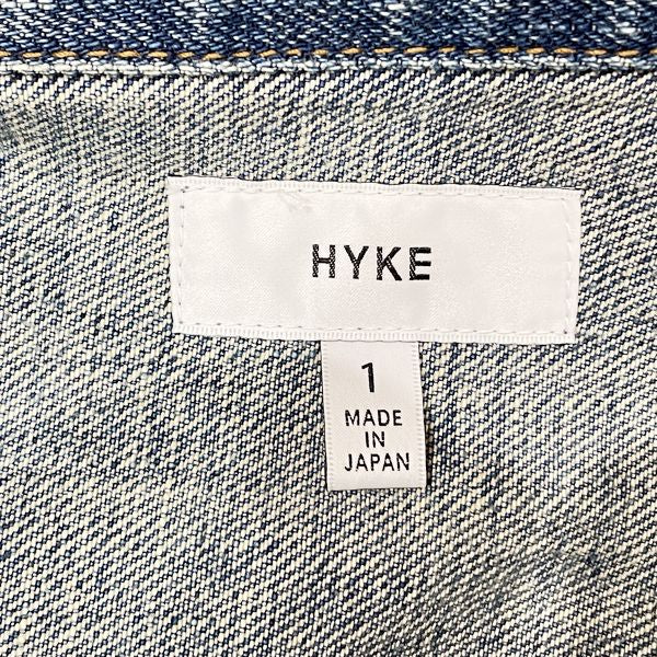 中古AB/使用感小】HYKE ハイク デニムジャケット DENIM JAKET TYPE2