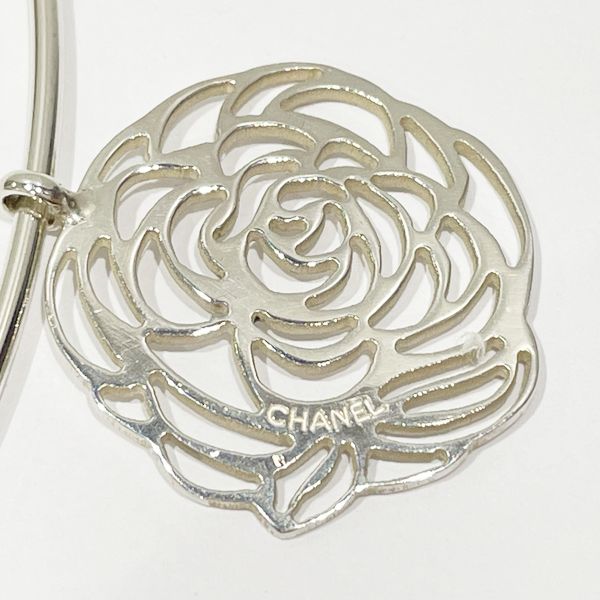 CHANEL Camellia Choker Silver 925 Women's [Used B] 20231126