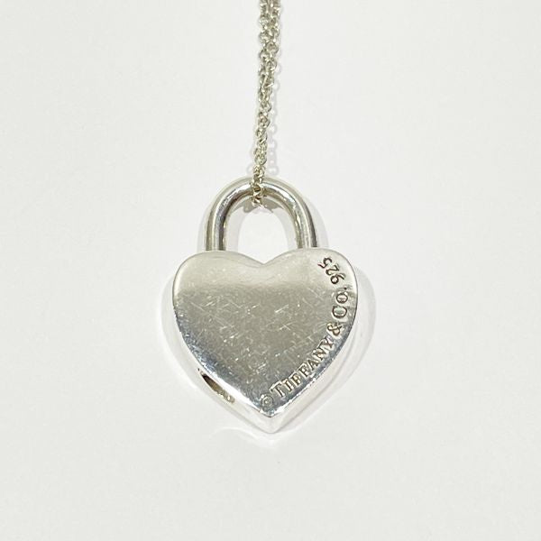 TIFFANY&amp;Co. Return to Tiffany Heart Lock Cadena Necklace Silver 925 Women's [Used B] 20231125