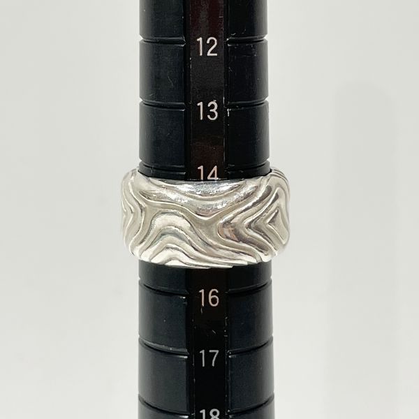 TIFFANY&amp;Co. [稀有] 木纹 1996 年设计复古 No. 14 戒指 银 925 中性 [二手 B] 20231126