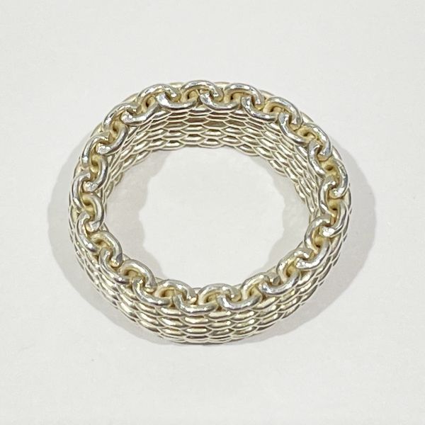 TIFFANY&amp;Co. Somerset Mesh Ring Silver 925 Women's [Used AB] 20231128