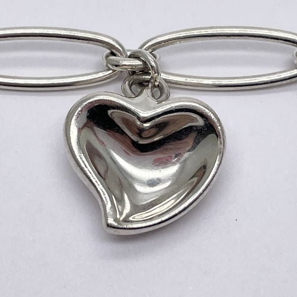 TIFFANY&amp;Co. Curved Heart Bracelet Silver 925 Women's [Used B] 20231128
