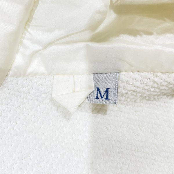 MONCLER Parka Boa Sweatshirt M Size 19 Year Made White Fluffy MAGLIA CARDIGAN Moncler Japan Tag Polyester/Cotton/Nylon Women's [Used B] 20231123