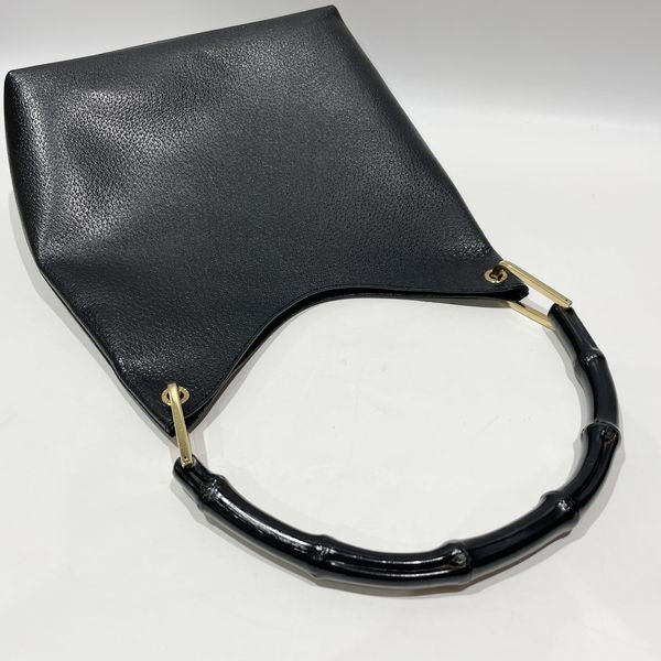 中古B/標準】GUCCI グッチ ヴィンテージ バンブー ポーチ付き ワンショルダー レディース ショルダーバッグ 001.188020441233