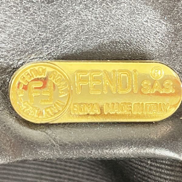 中古B/標準】FENDI フェンディ ヴィンテージ ロゴ ポーチ付き